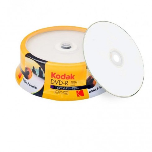 قیمت عمده DVD9 خام پرینتیبل (Printable) KODAK دونه ای