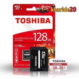 رم میکرو اس دی توشیبا Toshiba - همراه با خشاب ظرفیت: 128GB