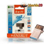 فلش مموری 32گیگ X-ENERGY Swift  USB3 & OTG