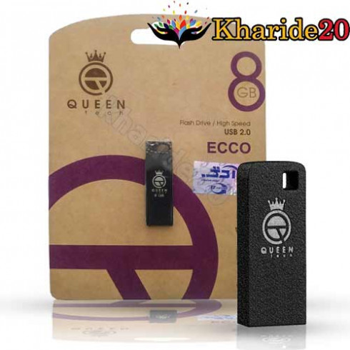 قیمت خرید فلش مموری Queen Tech مدل Ecco 8GB