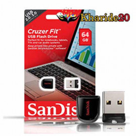 پخش عمده فلش مموری USB 2.0 sandisk Fit 64GB