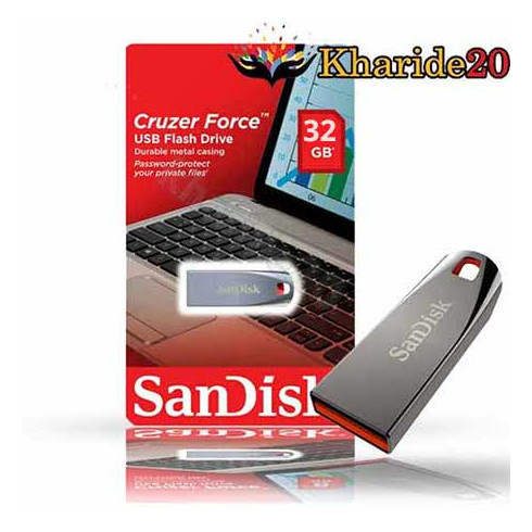 قیمت فلش مموری 32گیگ فورس SanDisk Cruzer سن دیسک Force 32GB
