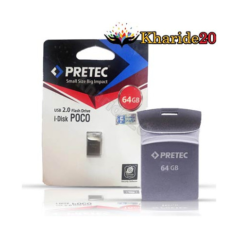 قیمت عمده فلش مموری 64 گیگ PRETEC مدل POCO i-Disk