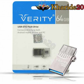 فلش مموری 64 گیگ Verity مدل O-508 OTG USB3.0