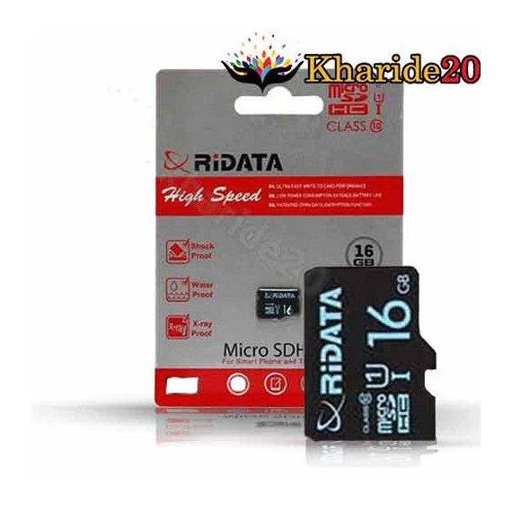 قیمت عمده رم میکرو RIDATA سرعت 70MB/s ظرفیت 16GB