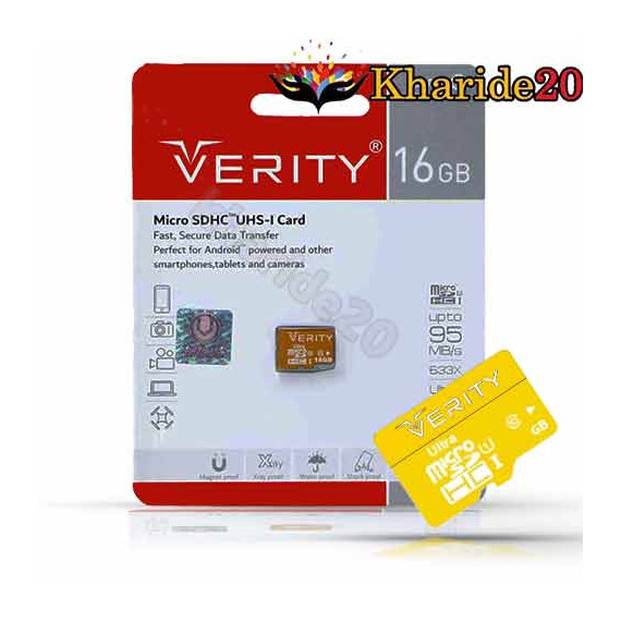 قیمت رم16گیگ میکرو اس دی وریتی  MICRO SD MEMORY CARD 65MB/S