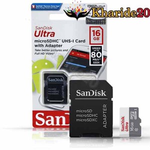 قیمت عمده رم میکرو SANDISK 16GB 80MB