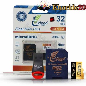 پخش عمده رم میکرو COMBO  VICCO  600X  90MB PLUS 32GB