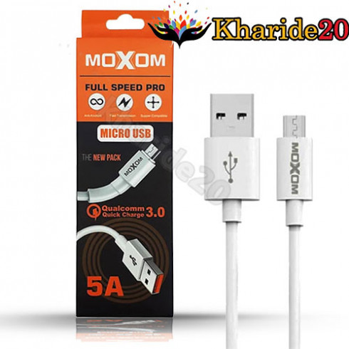 کابل شارژر و دیتا Micro مدل MOXOM 3.0
