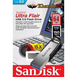قیمت خریدعمده  فلش مموری 64گیگ USB3.0  64G  Sandisk-Flair