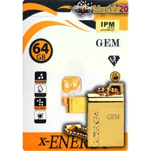 ارزانترین قیمت فلش مموری X-ENERGY GOLDEN GEM 64GB | خرید 20
