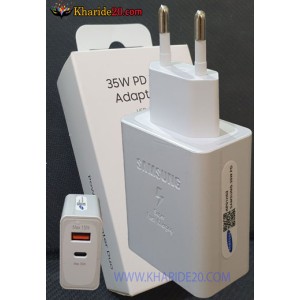 قیمت همکاری سامسونگ دو پورت USB &  PD  فست شارژ قیمت عالی