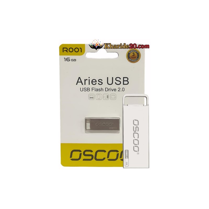 قیمت عمده فلش مموری 16 گیگ Oscoo USB 2.0 مدل R001