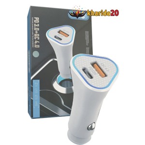 شارژر فندکی FAST WKN-705 با توان ۵۵ وات و پشتیبانی PD 3.0 + QC 4.0