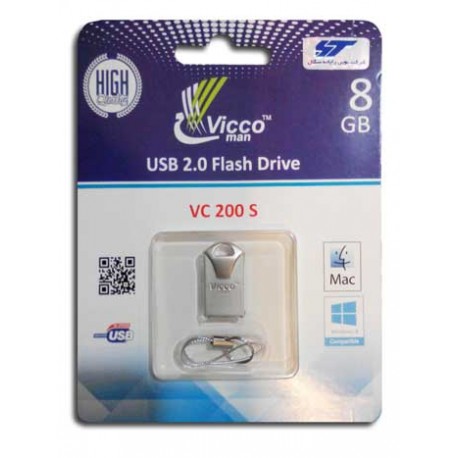 فلش مموری 8گیگابایت  Vicco VC 200 S