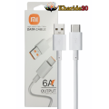 قیمت کابل type-c فست شارژ 6A مدل Mi