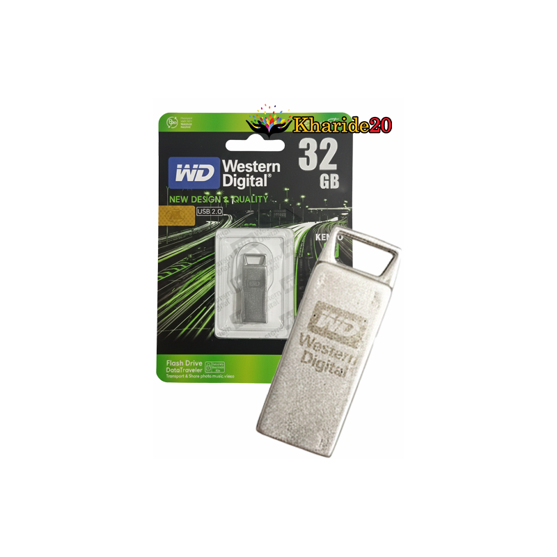 خرید فلش مموری 32 گیگ WESTERN DIGITAL مدل KENZO (گارانتی مادام العمر)