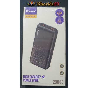 عمده فروشی پاوربانک YOSONDA 20000mAh مدل YXD-A167