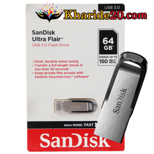 قیمت فلش مموری 64 گیگ USB3.0 Sandisk ULTRA Flair