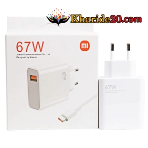 قیمت شارژر MI 67W با کابل TYPE-C