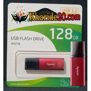 فلش 128 گیگ Apacer  AH25B RED USB3.2