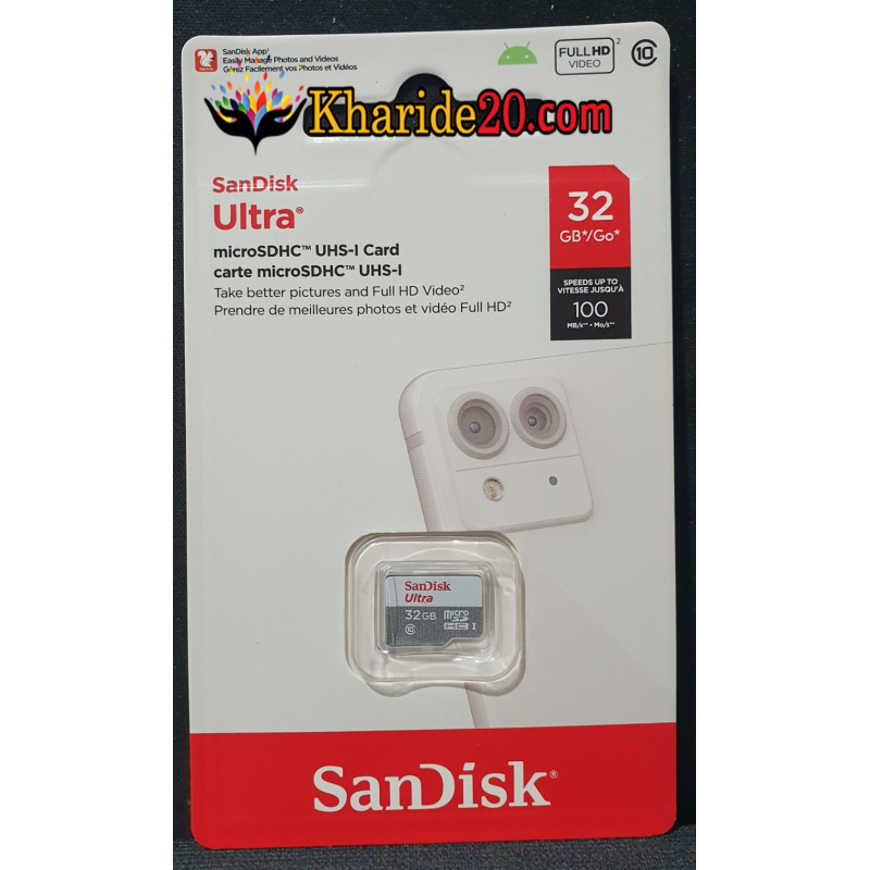 رم کارتی  32 گیگ Sandisk مدل Ultra