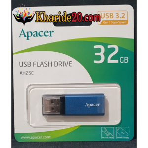 فلش 32گیگ Apacer AH25C BLUE  USB3.2