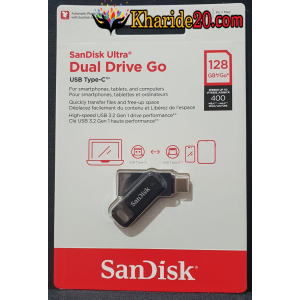 فلش 128 گیگ SANDISK ULTRA DUAL دو پورت تایپ سیG46