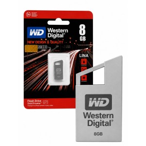 خرید همکاری و عمده فلش 8 گیگ WESTERN DIGITAL مدل LINA (گارانتی مادام العمر)
