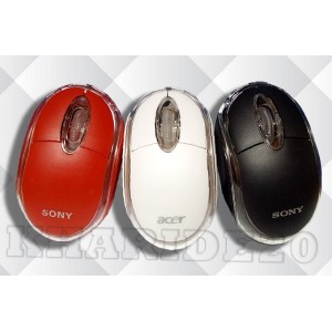 موس سیم دار Optical Mouse طرح سونی و ایسر Sony & Acer , پخش عمده موس , موس ارزان عمده